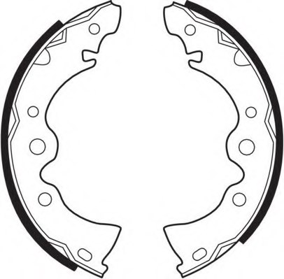 NECTO N1430 Brake Shoe Set